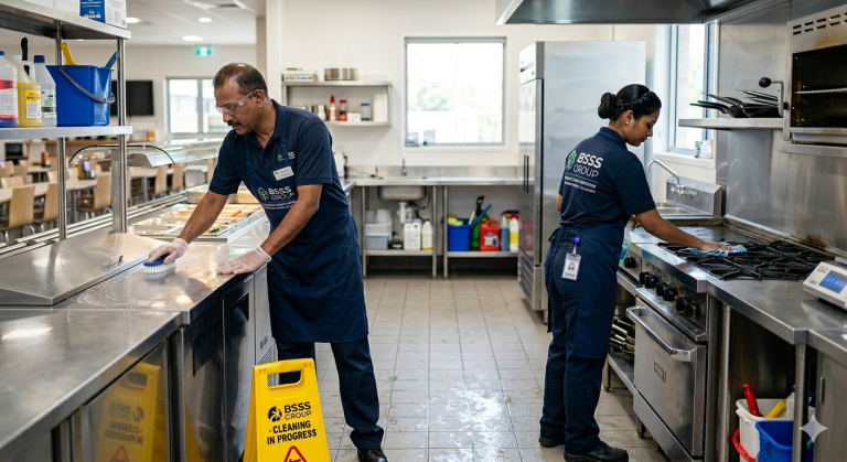 BSSS Group Kitchen cleaning